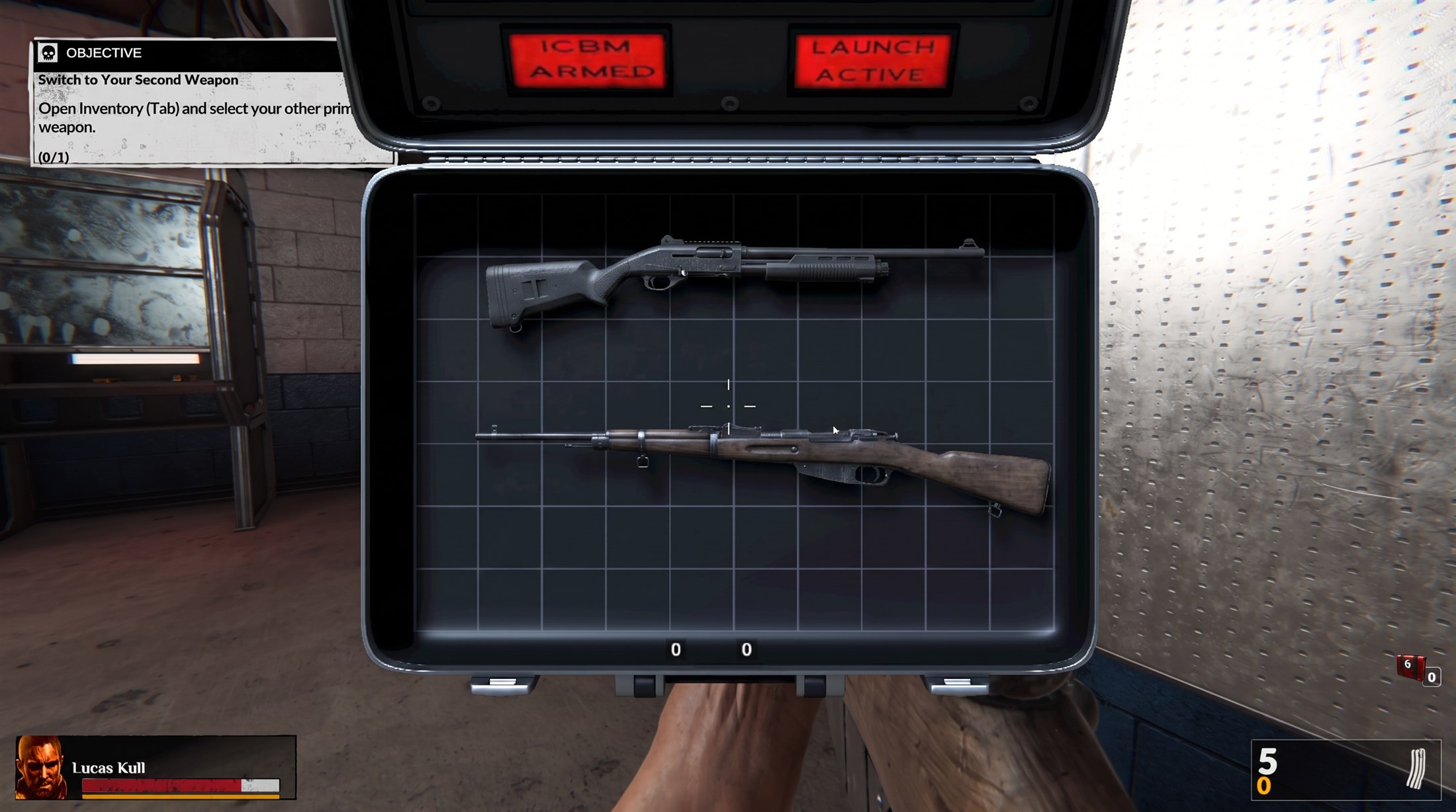 Road from Horno tactical weapon loadout displayed inside the field inventory